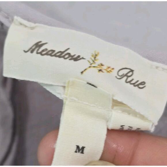 Anthropologie Top Womens Medium Purple Tank Lavender Meadow Rue - Picture 4 of 11